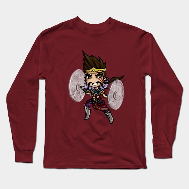 Chibi Draven Long Sleeve T-Shirt by uyuni